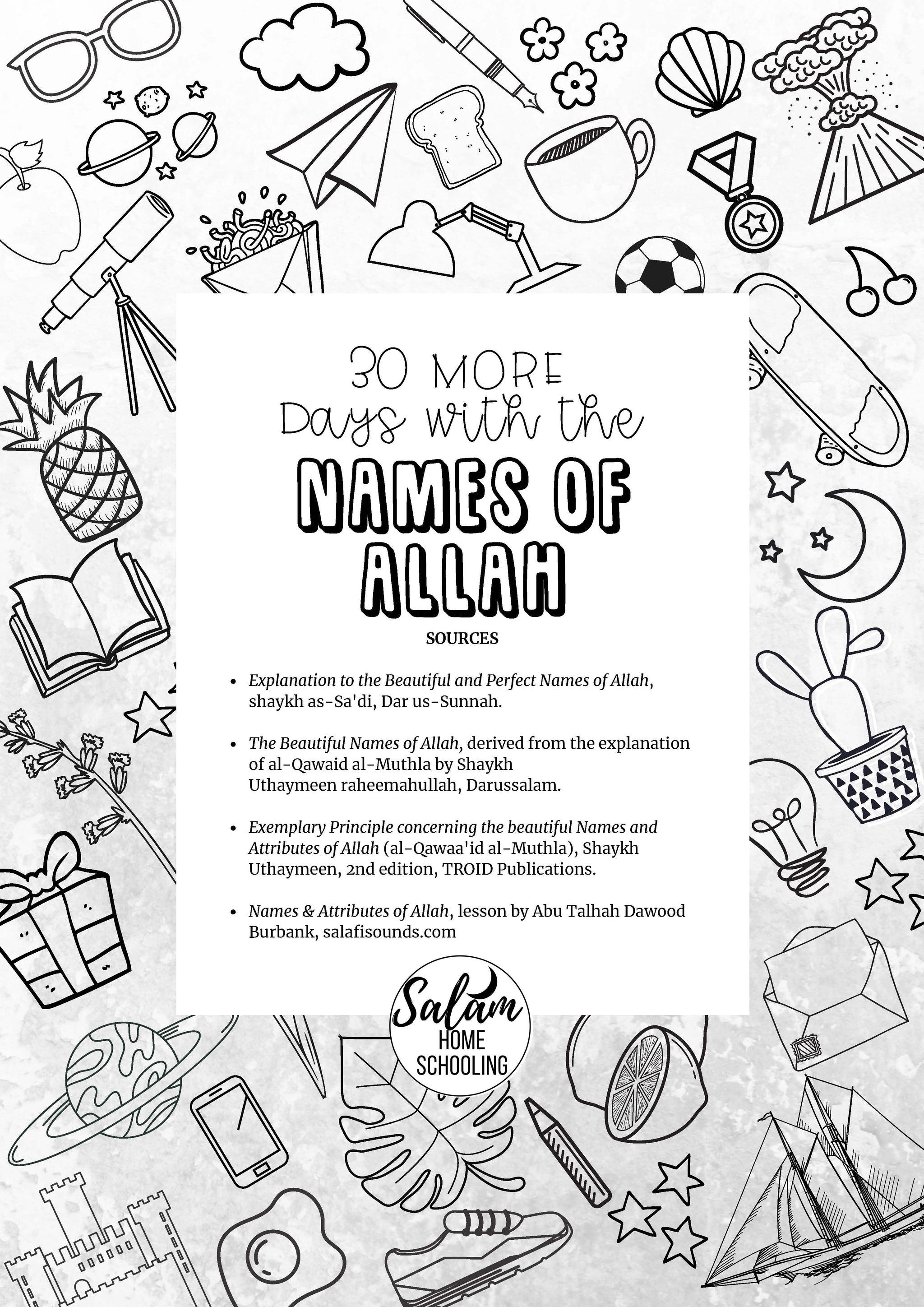30 More Days with the Names of Allah - Fireflies