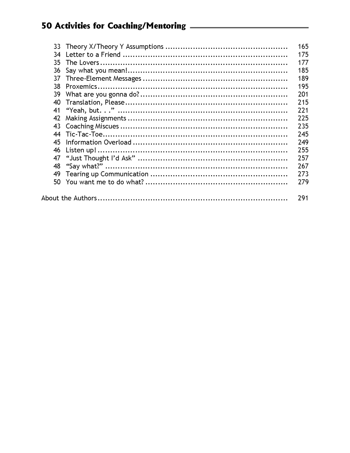 50 Activities for Coaching and Mentoring - Fireflies