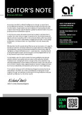 Cover page of Fireflies Ai Business February 2026 eMagazine featuring technology and AI industry insights.