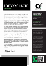 Cover of Fireflies Ai Business March 2026 eMagazine featuring futuristic AI-themed graphics and technology imagery.