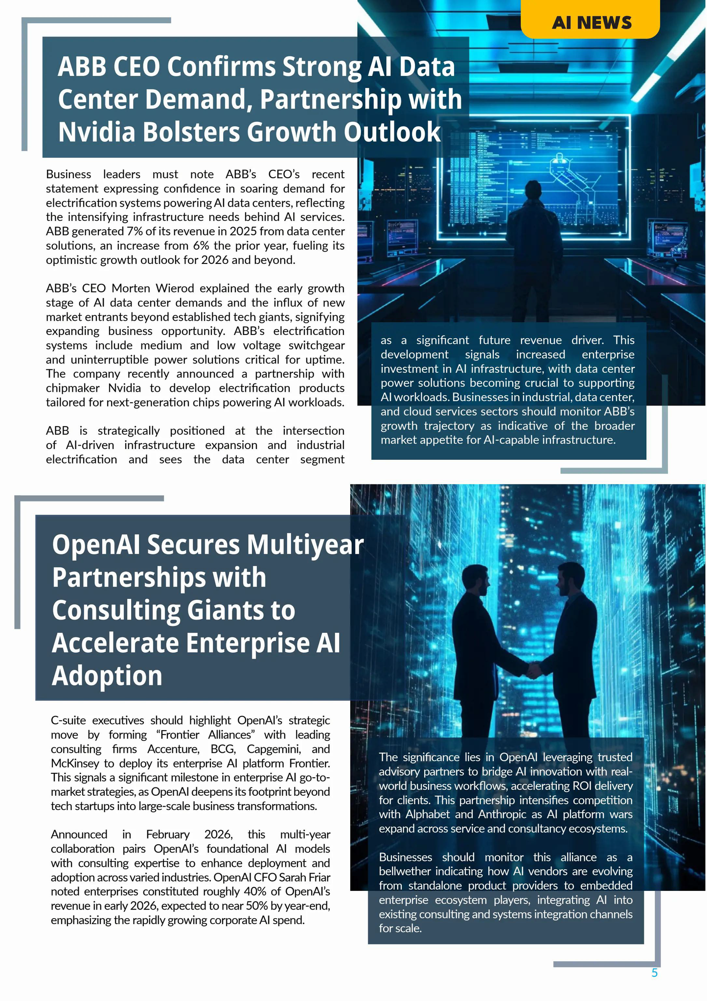 Fireflies Ai Business March 2026 eMagazine page showing digital content and layout of the industry insights.