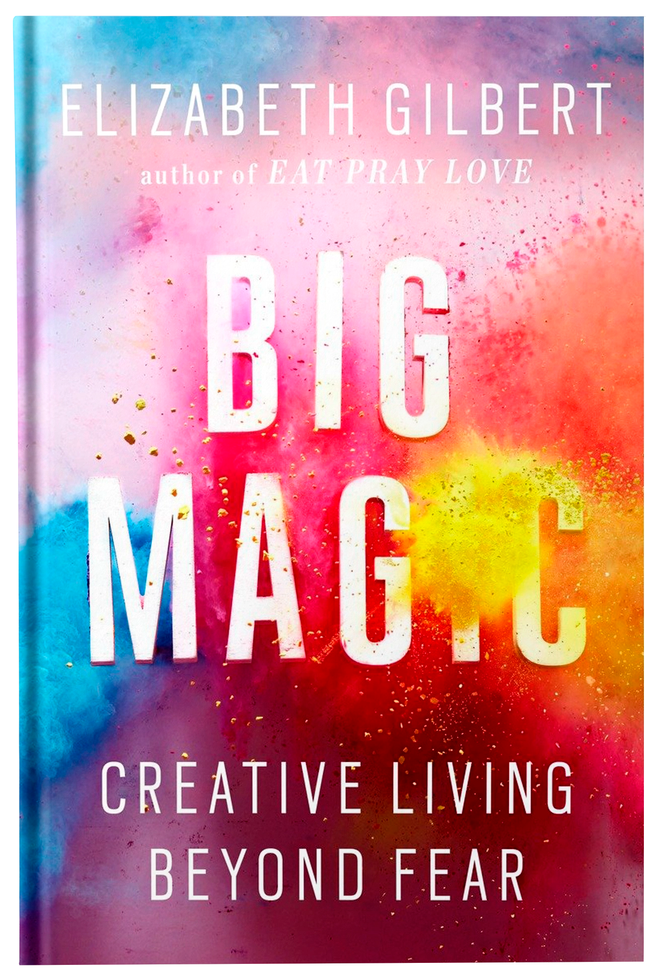 Ebook cover for "Big Magic" by Fireflies, featuring colorful artwork and typography on a dark background.