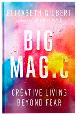 Ebook cover for "Big Magic" by Fireflies, featuring colorful artwork and typography on a dark background.
