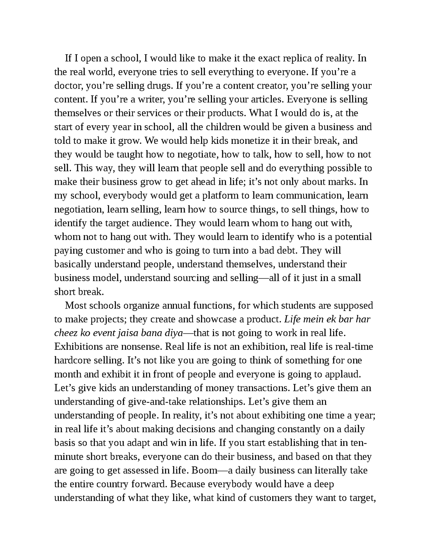 Ebook cover titled "Build, Don’t Talk" by Fireflies featuring a modern design and the author's name on the page.