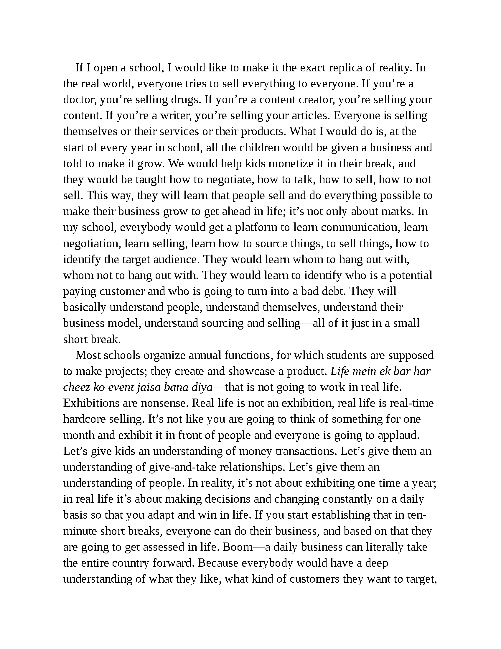 Ebook cover titled "Build, Don’t Talk" by Fireflies featuring a modern design and the author's name on the page.