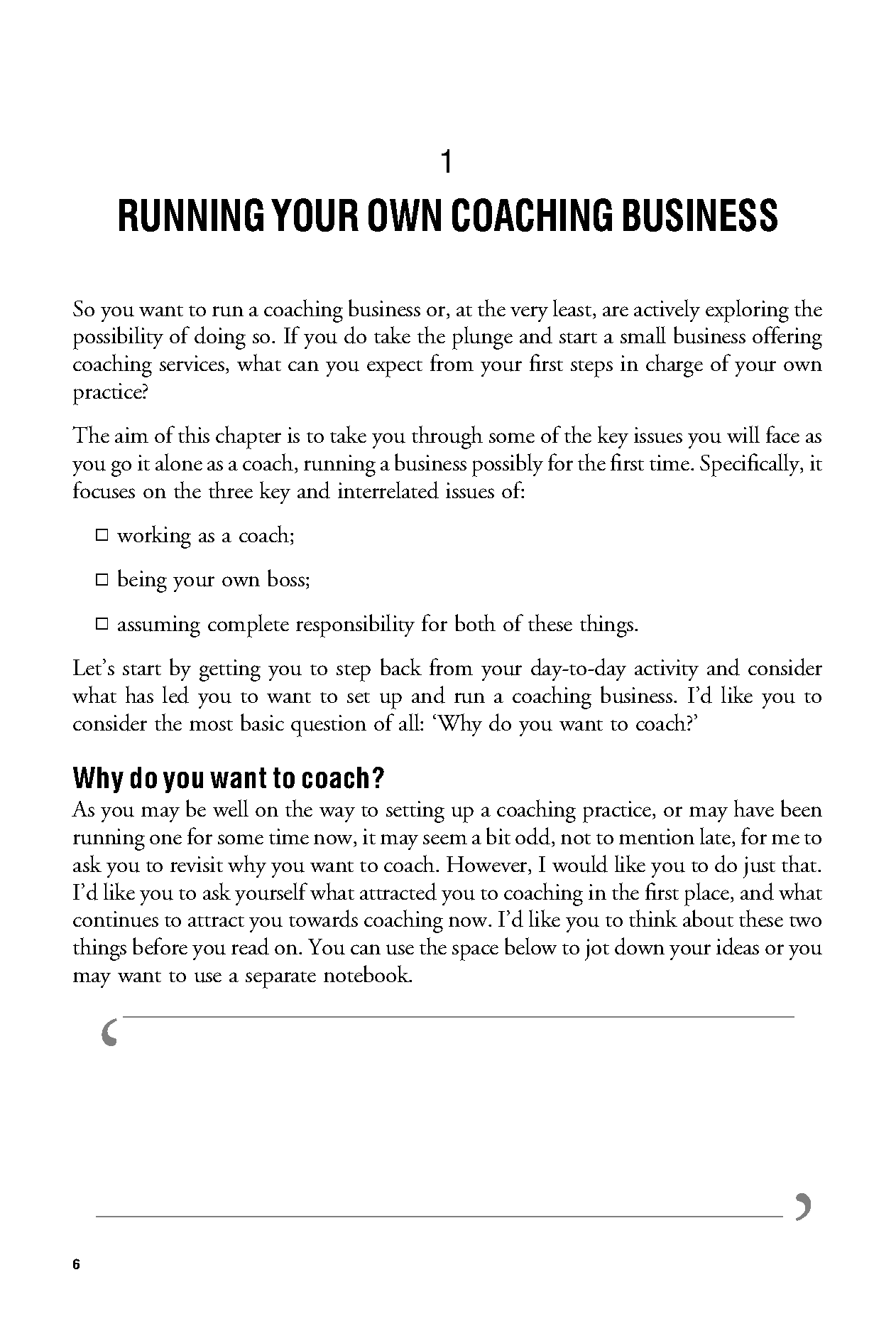 Starting and Running a Coaching Business - Fireflies