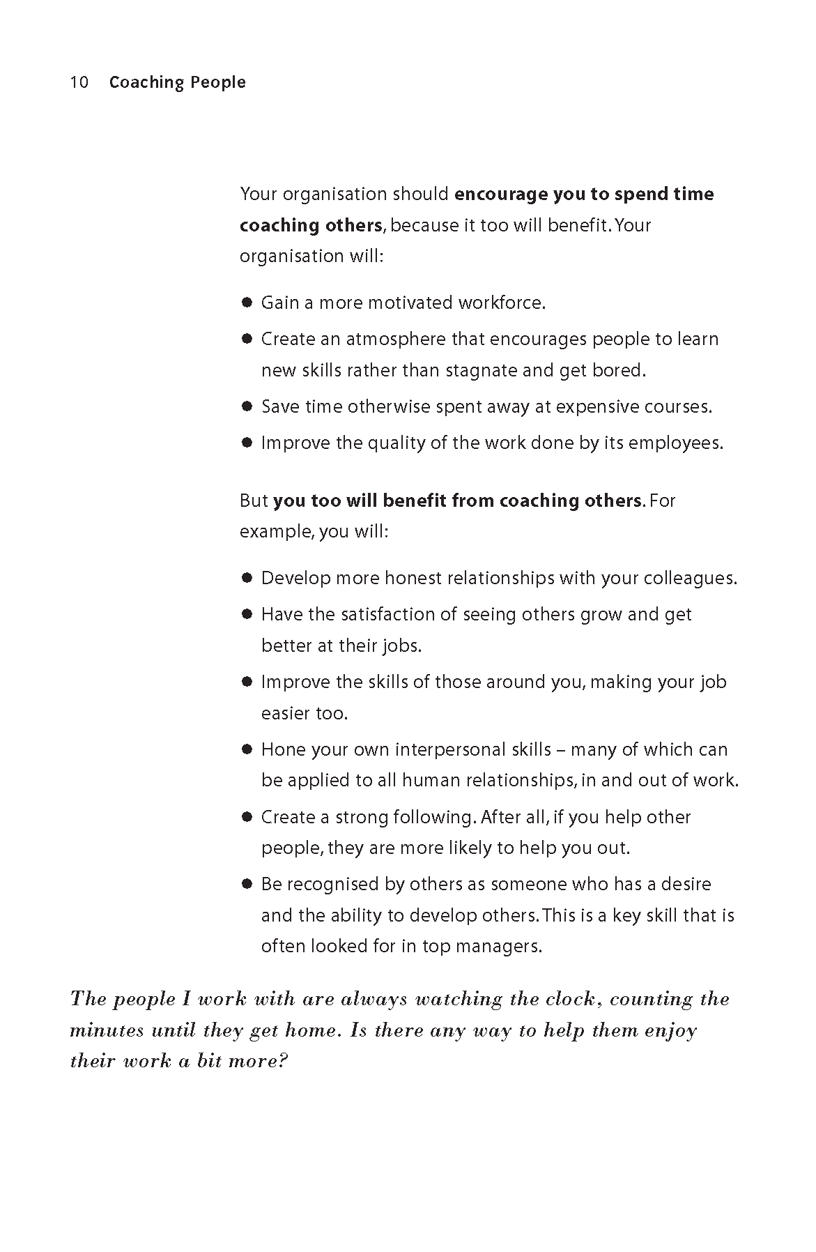 Coaching People - Fireflies