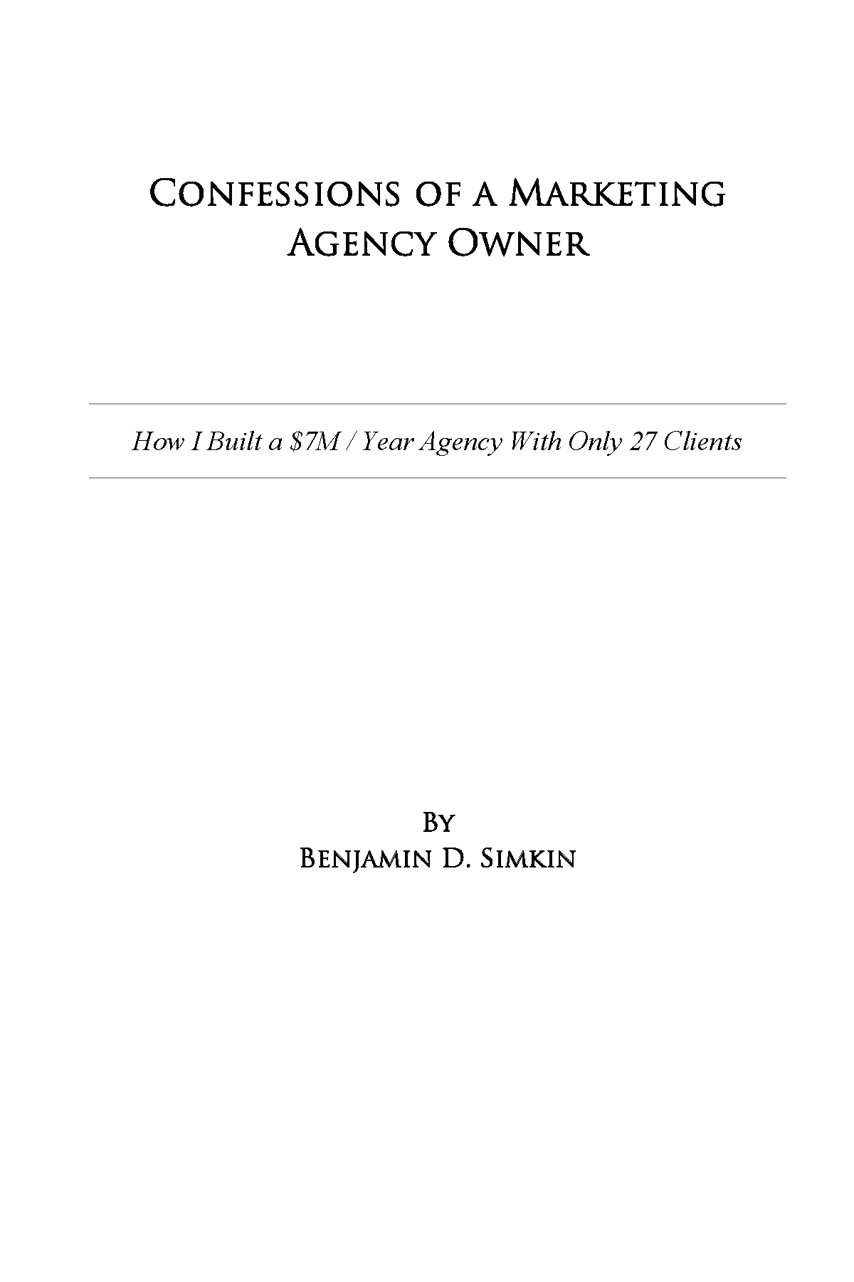 Confessions of an Agency Owner - Fireflies