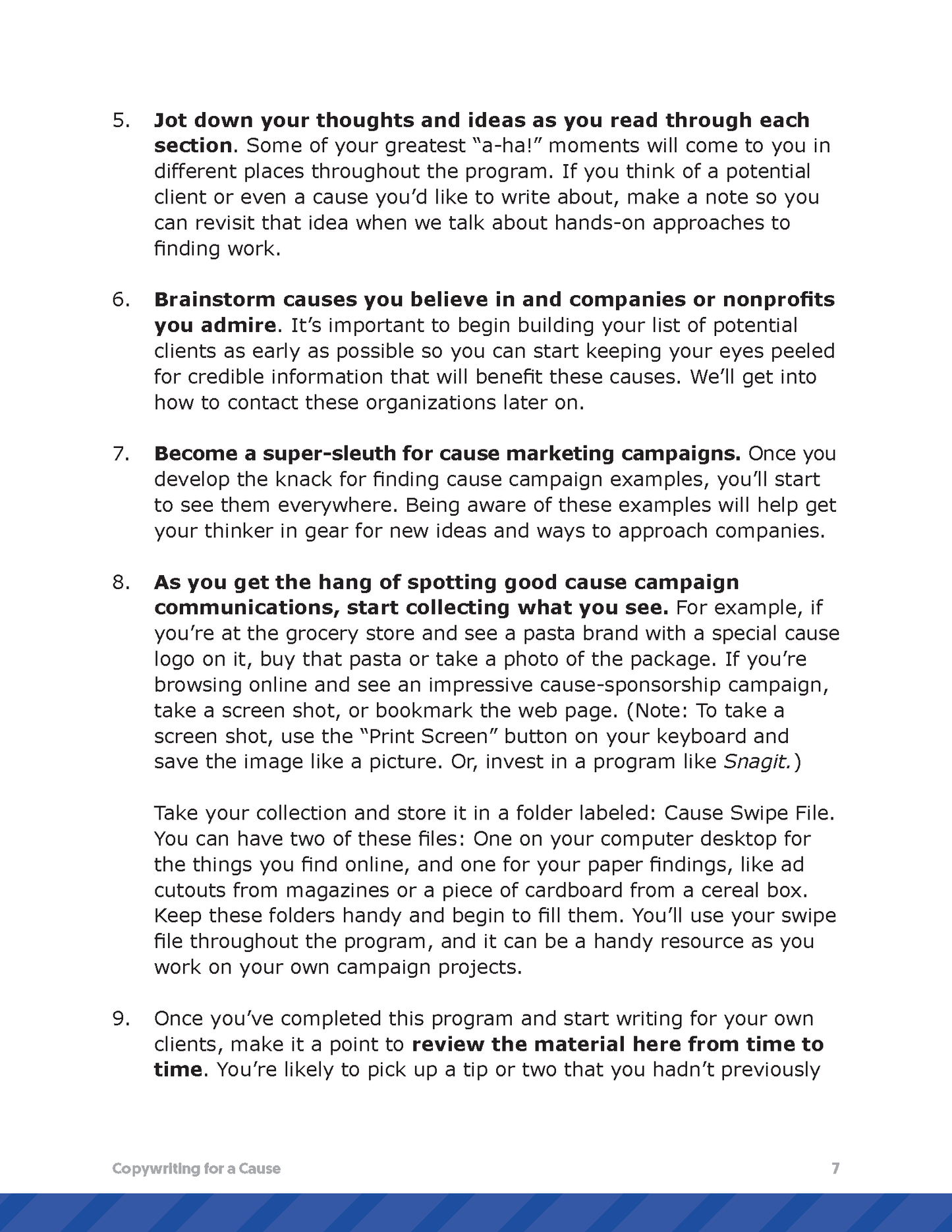 Copywriting For A Cause - Fireflies