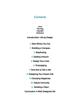 Ebook cover image titled "Designing Your Life" by Fireflies, featuring a colorful abstract background and the authors' names.