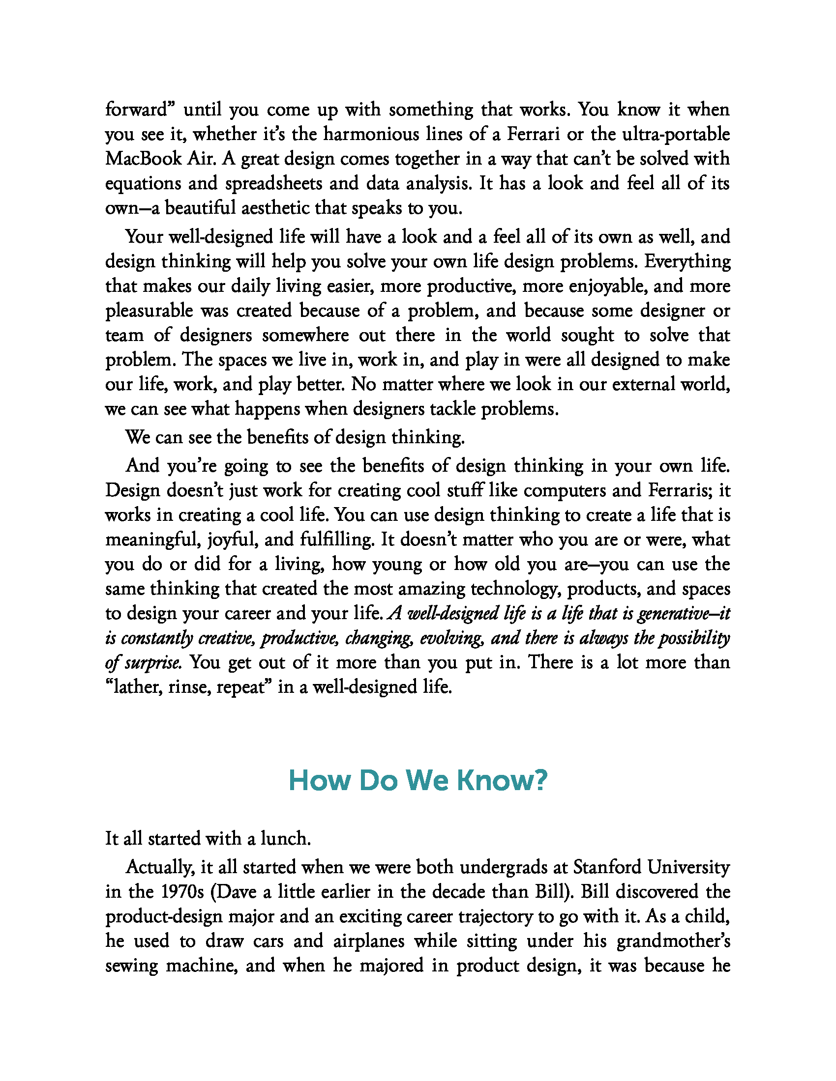 Ebook cover for "Designing Your Life" by Fireflies, featuring a colorful abstract design and the title text.