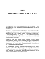 Page from Fireflies dopamine detox ebook showing strategies to reset dopamine levels and improve mental clarity.