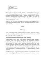 Ebook cover page for Fireflies Dopamine Detox featuring clean design with title and page number 14.