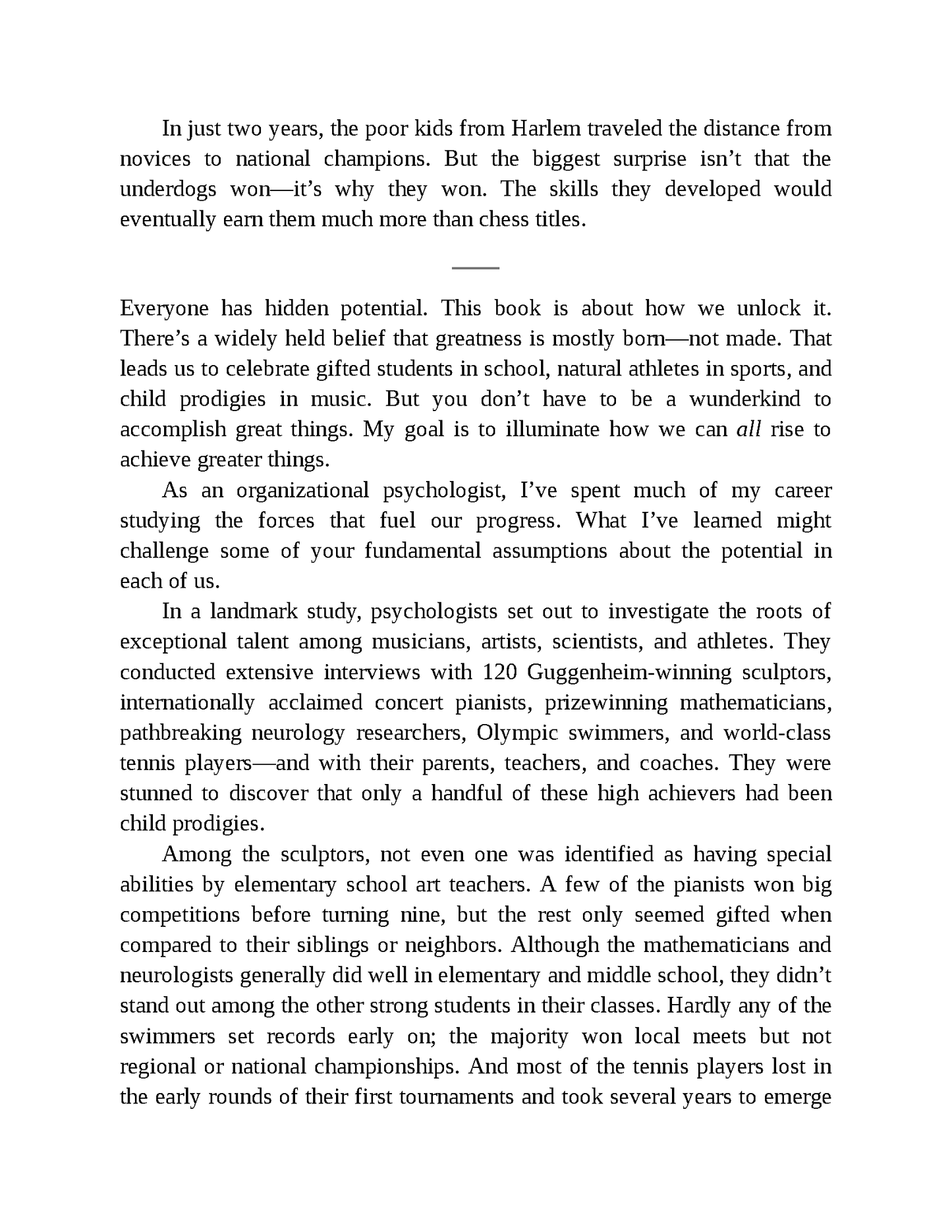 Cover image of the "Hidden Potential" ebook by Fireflies, featuring the title and author Adam Grant on a clean digital background.