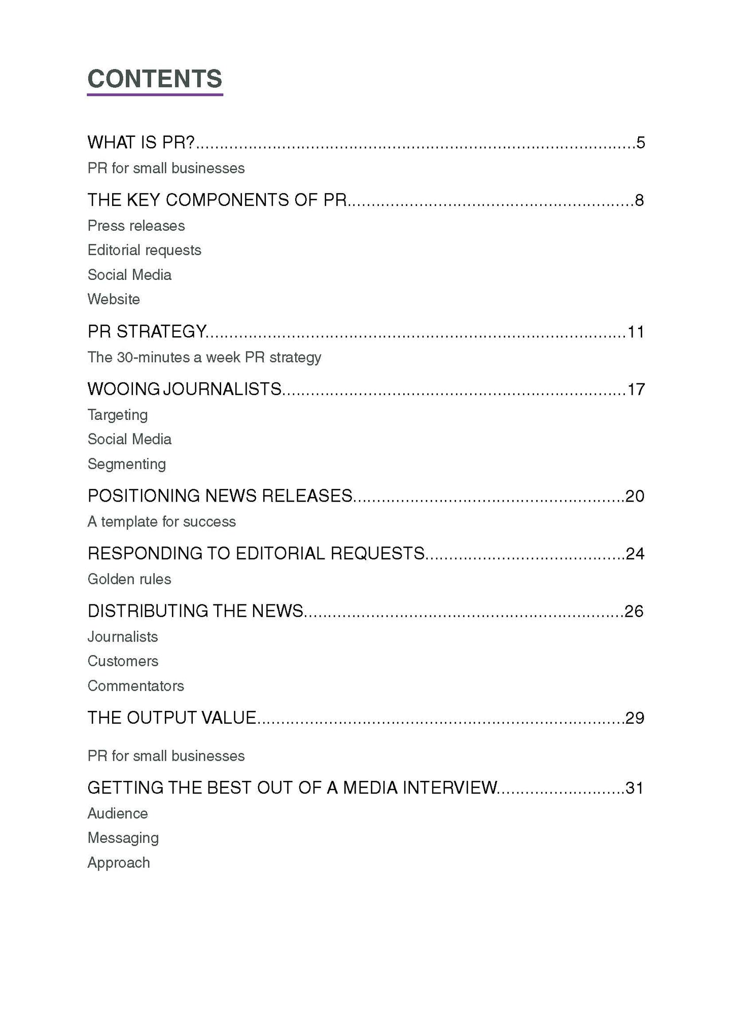 The PR Toolkit - Fireflies