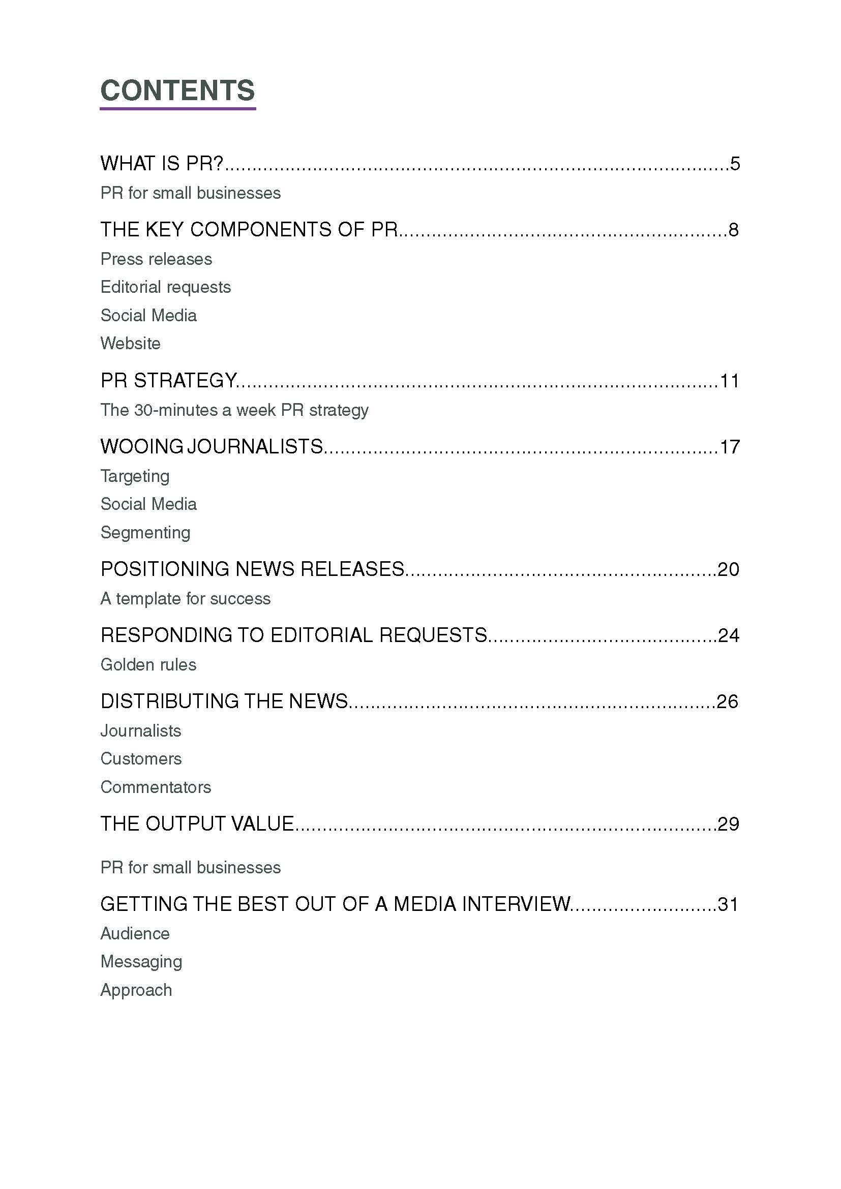 The PR Toolkit - Fireflies