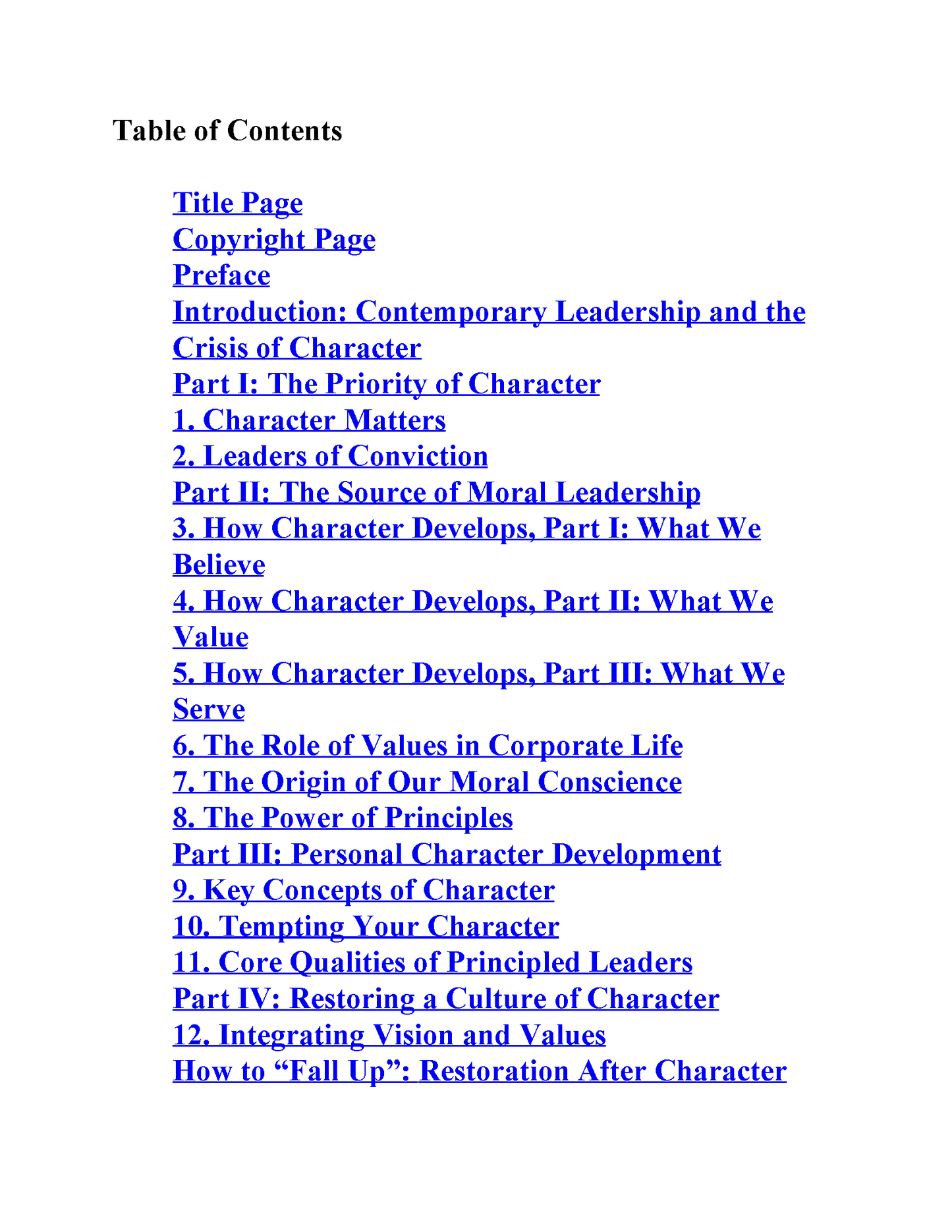 The Power of Character in Leadership - Fireflies