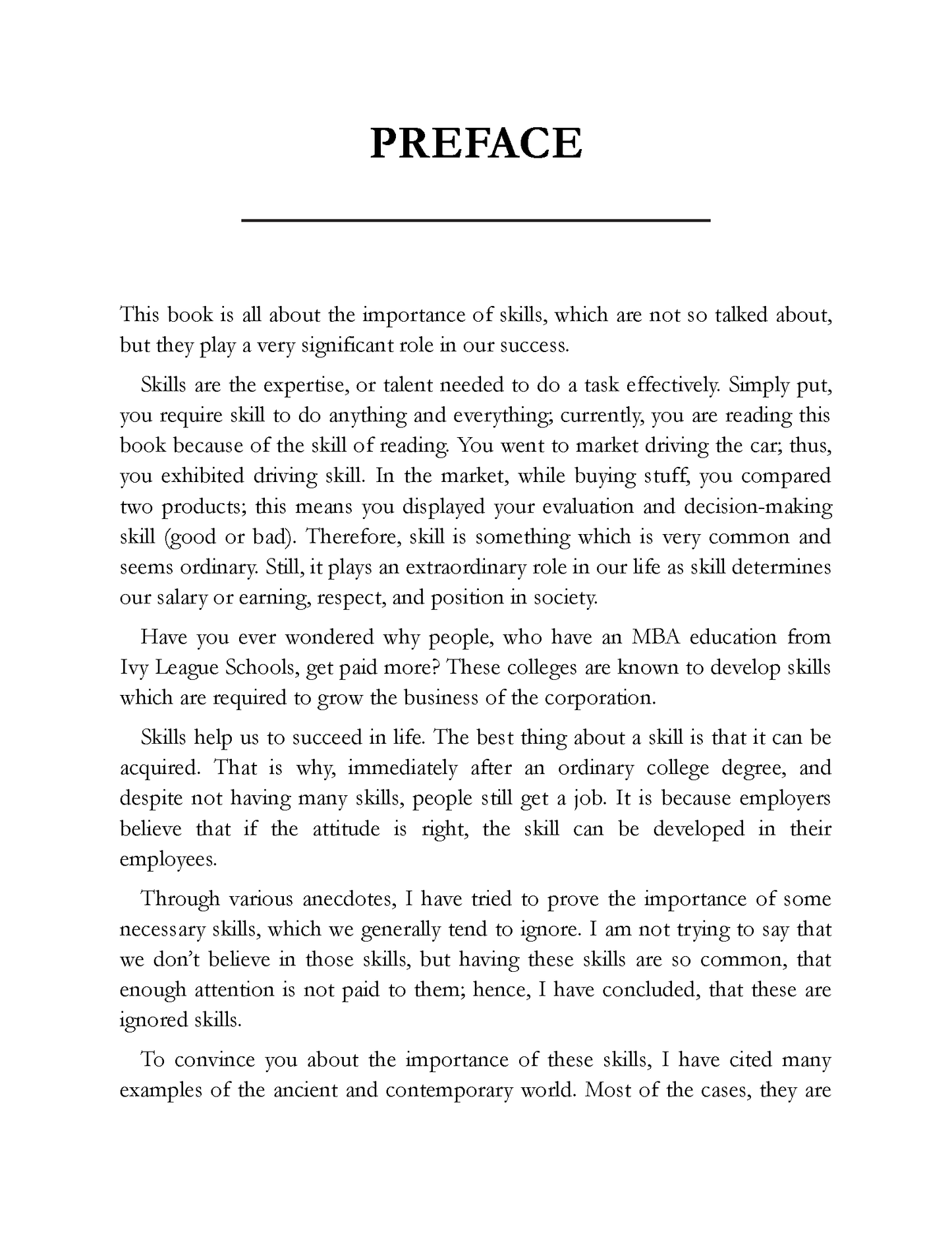 The Power of Ignored Skills - Fireflies