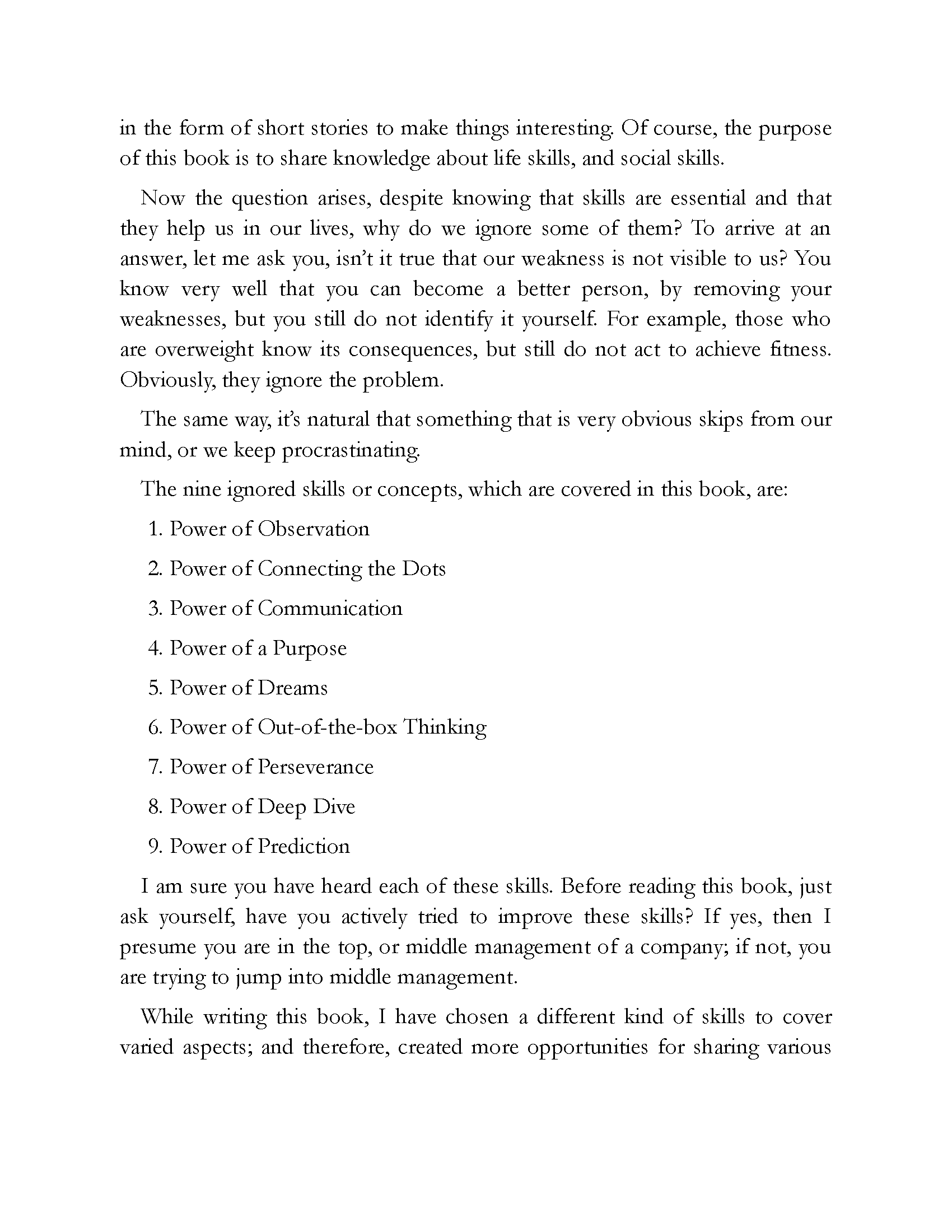 The Power of Ignored Skills - Fireflies