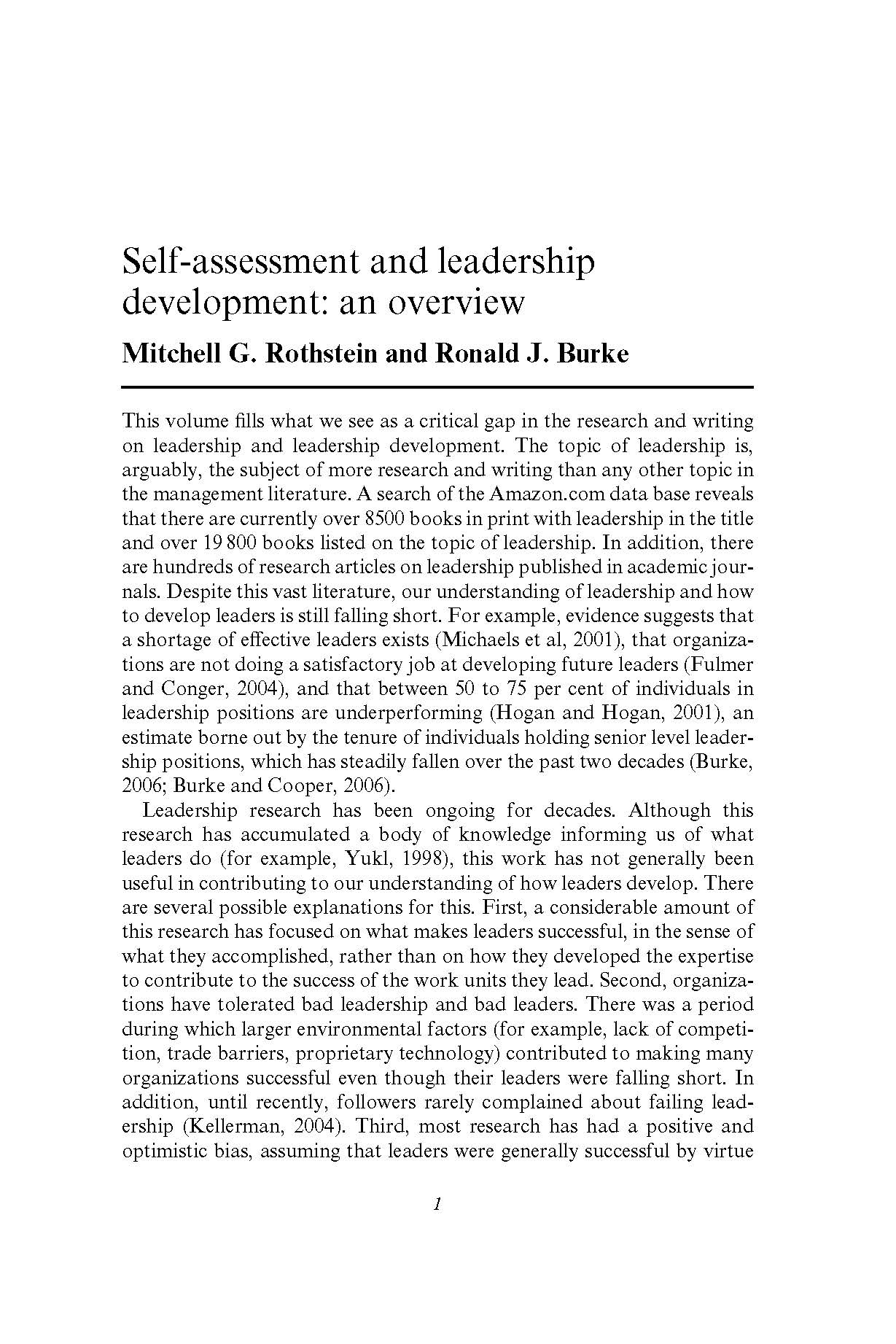 Self-Management and Leadership Development - Fireflies