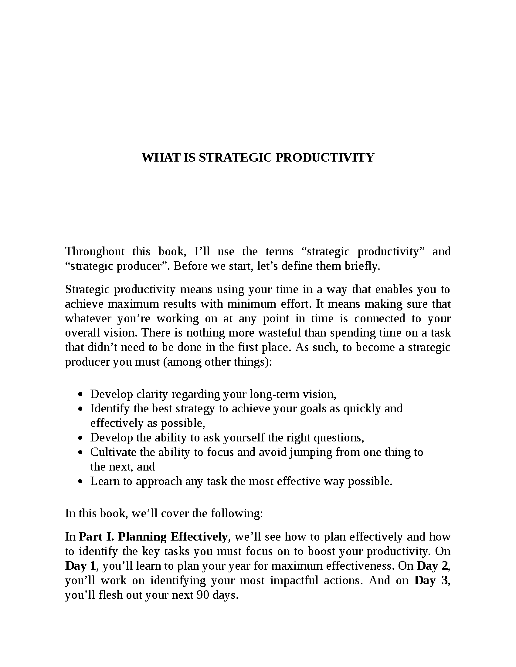 Strategic Mindset - Fireflies