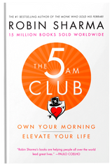 Cover of the Fireflies ebook titled The 5 AM Club, featuring a minimalist design with the book's title and author branding.