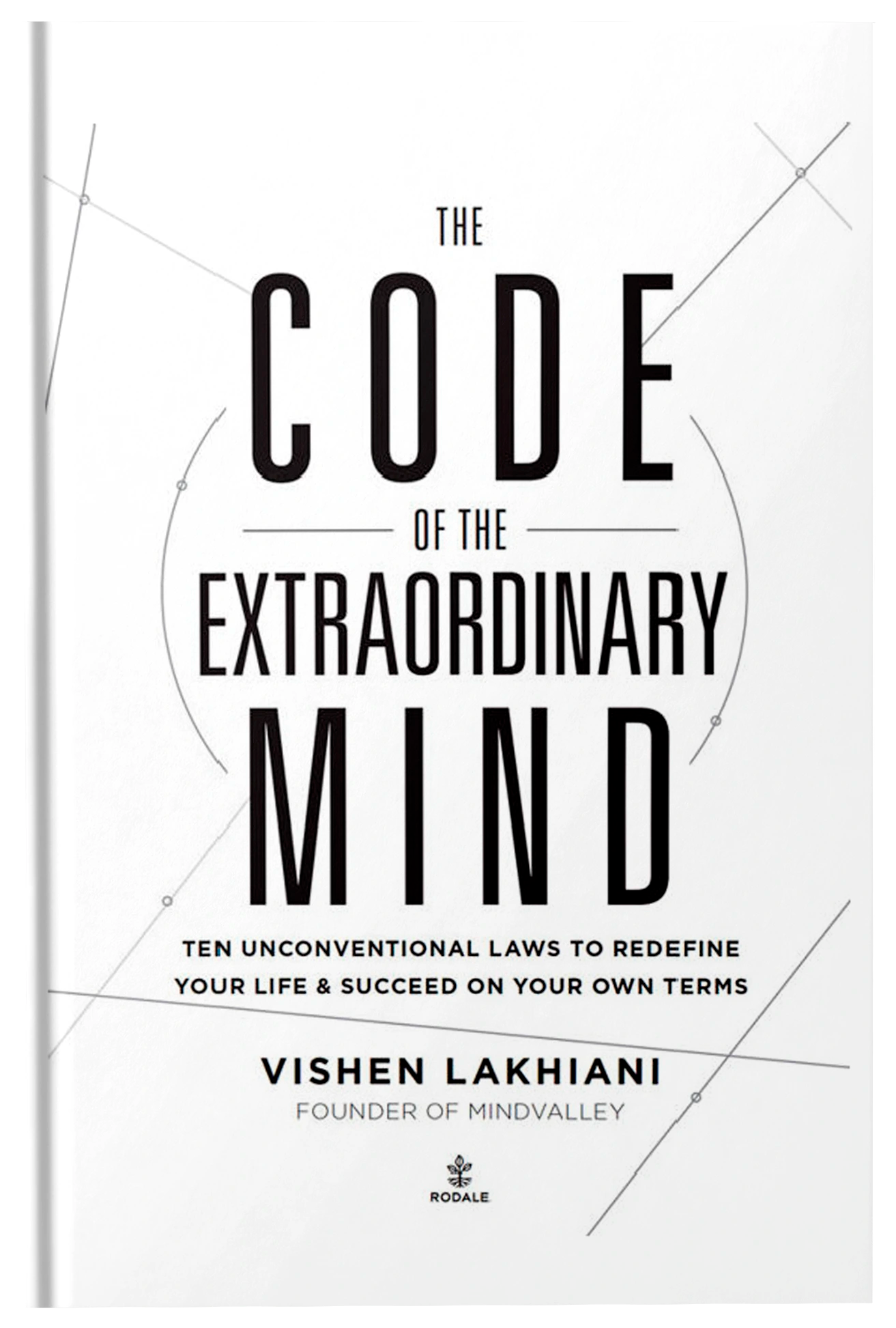 Ebook cover of "The Code of the Extraordinary Mind" by Vishen Lakhiani, published by Fireflies, featuring vibrant and modern design.