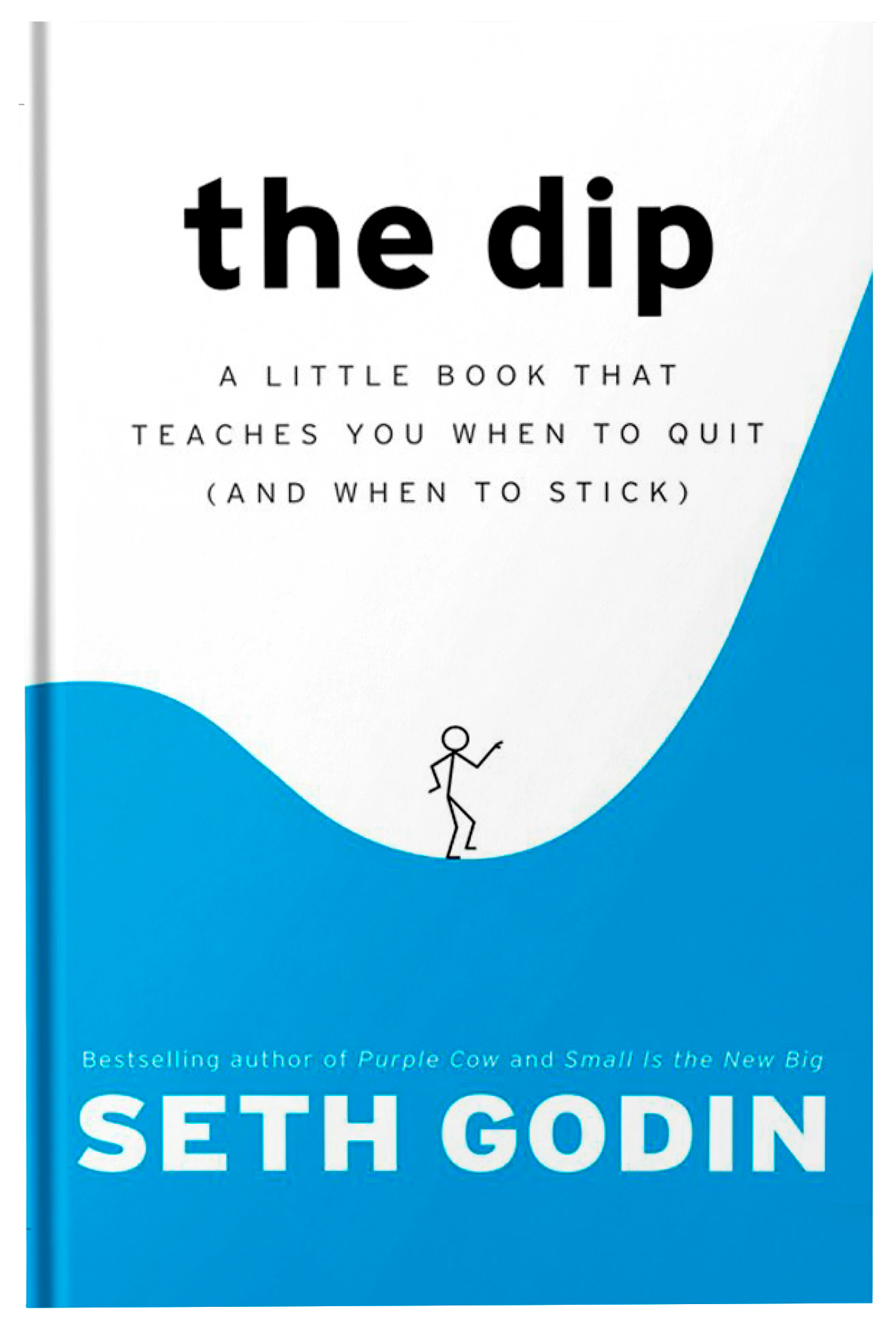 Cover image of "The Dip" ebook by Fireflies, featuring a sleek design with bold typography and a vibrant background.