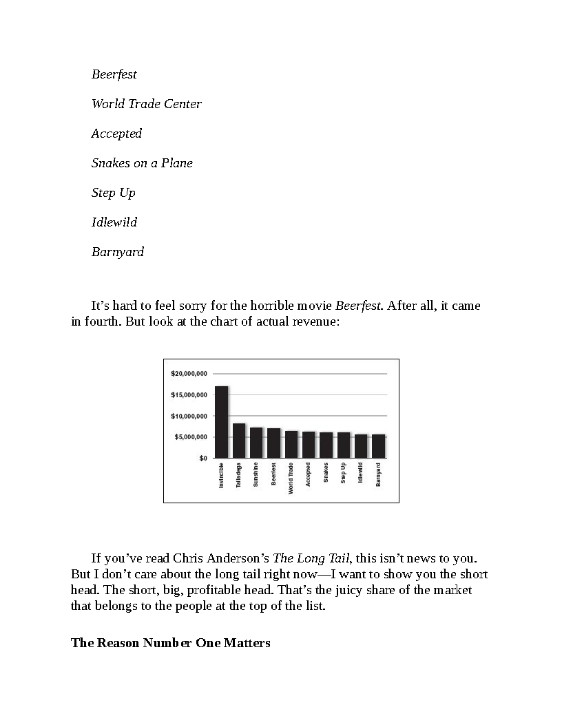 Page from Fireflies ebook "The Dip" by Seth Godin showing key concepts on page 21.