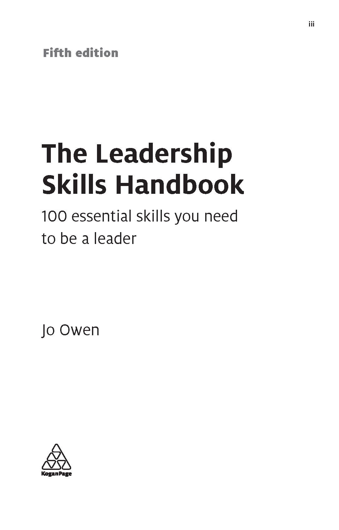 The Leadership Skills Handbook - Fireflies