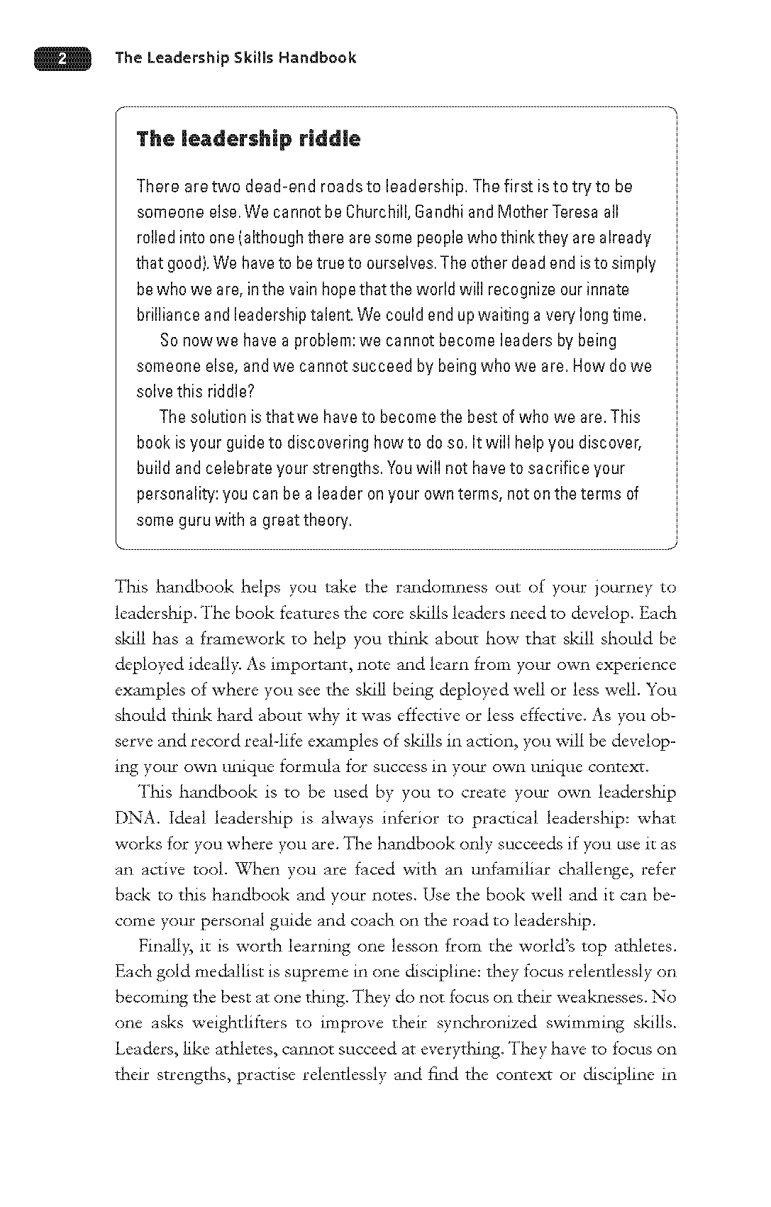 The Leadership Skills Handbook - Fireflies