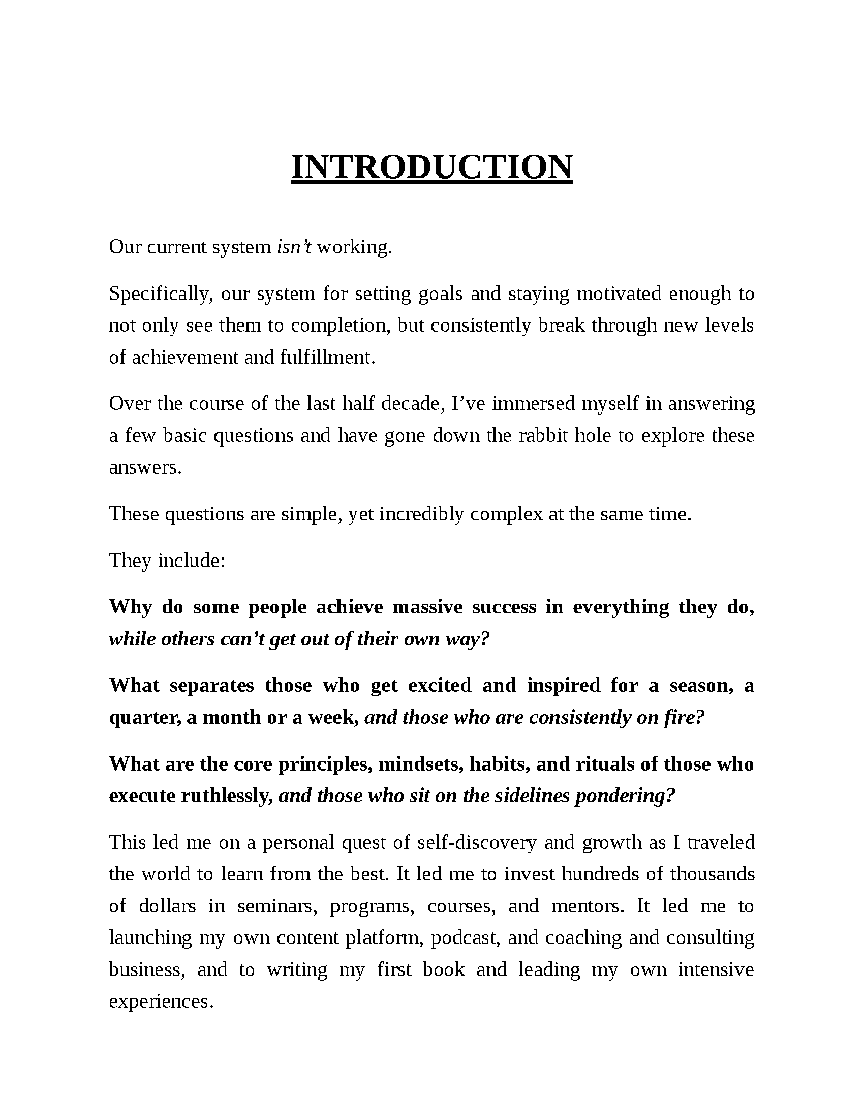 Ebook cover of "The One Percent Rule" by Tommy Baker, featuring a clean design with the title and author's name.