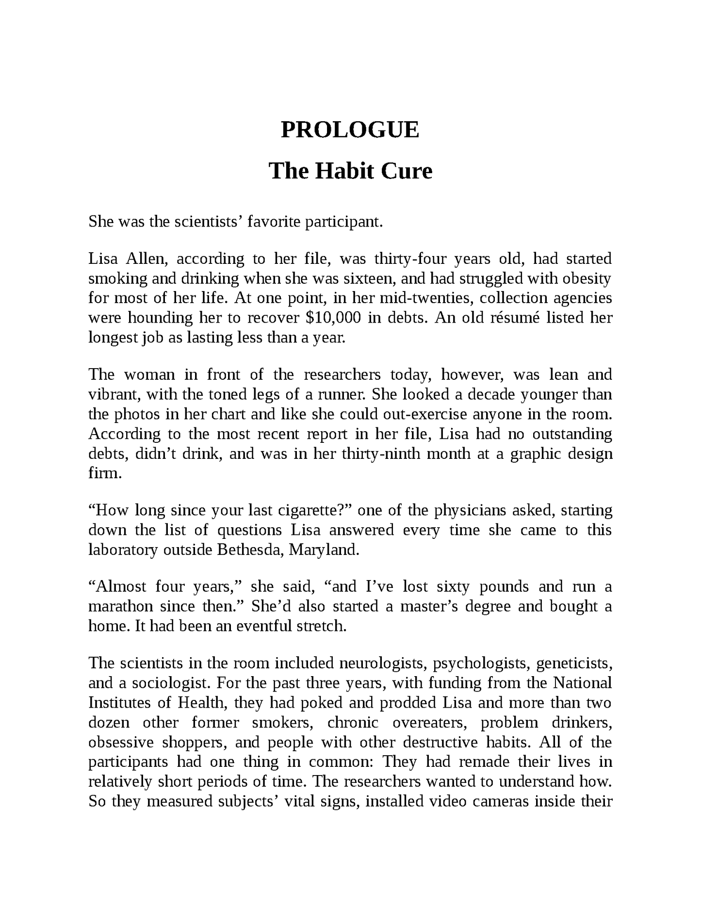 Ebook cover of "The Power of Habit" by Charles Duhigg, published by Fireflies, showing the book's title and author on the page.