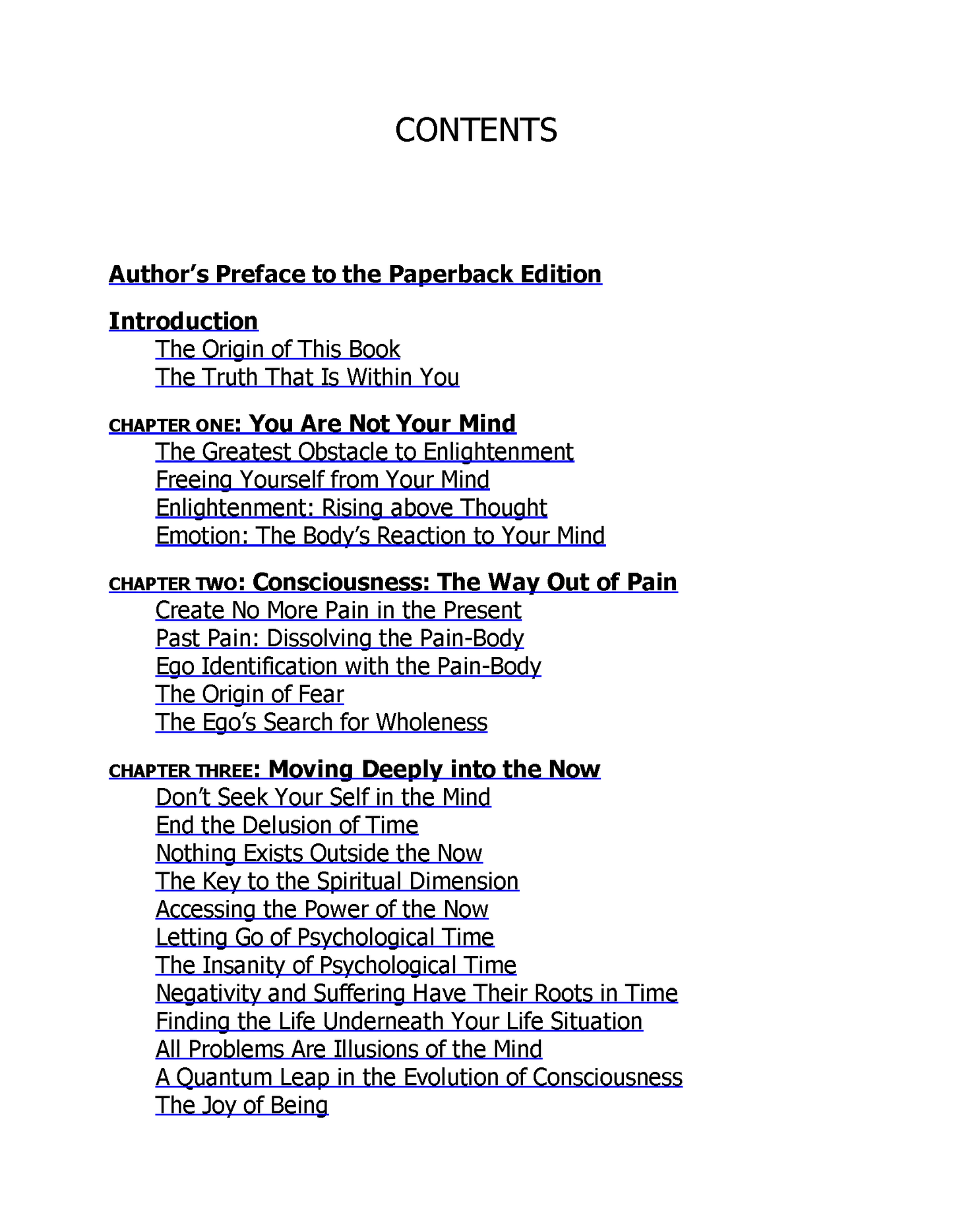 Ebook cover of "The Power of Now" by Eckhart Tolle, published by Fireflies, featuring a minimalist design and title text.