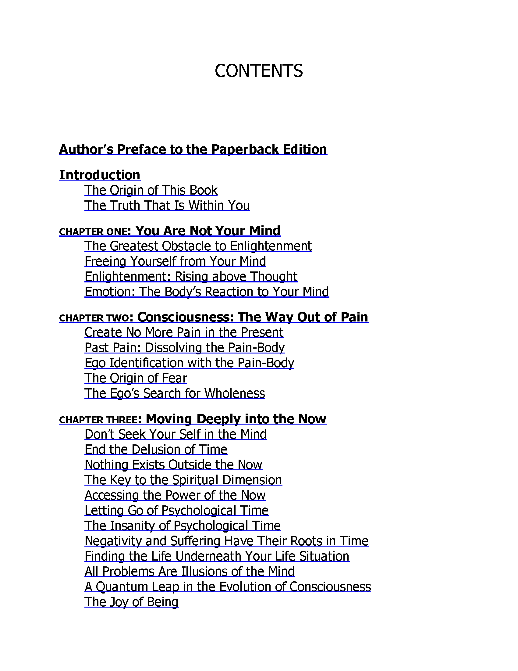 Ebook cover of "The Power of Now" by Eckhart Tolle, published by Fireflies, featuring a minimalist design and title text.