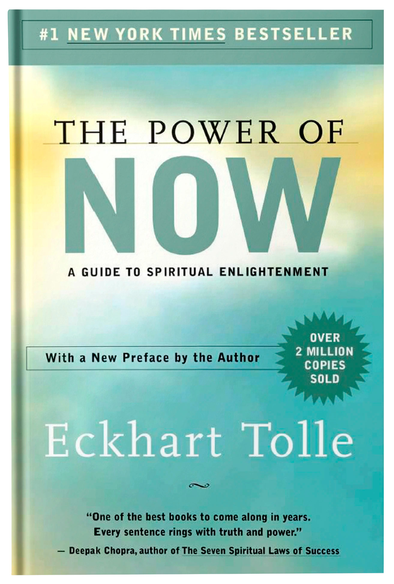 Ebook cover of "The Power of Now" by Fireflies, featuring a minimalist design with calming blue tones and the title text.