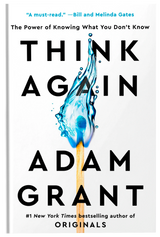 Cover image of the Think Again ebook by Fireflies, featuring a modern design with abstract artwork and the title prominently displayed.