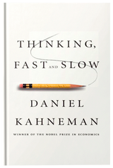 Digital ebook cover of "Thinking, Fast and Slow" by Fireflies, featuring a clean, modern design with the book title and author name.