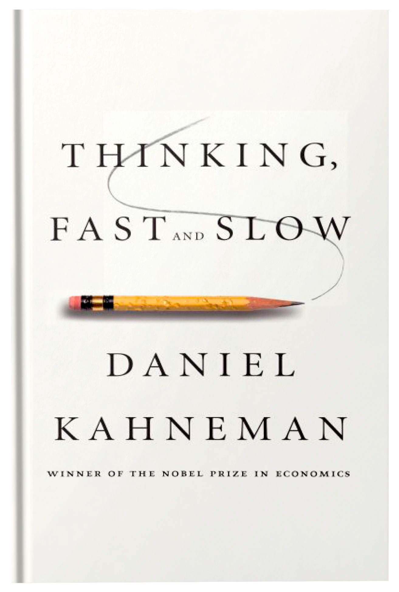Digital ebook cover of "Thinking, Fast and Slow" by Fireflies, featuring a clean, modern design with the book title and author name.