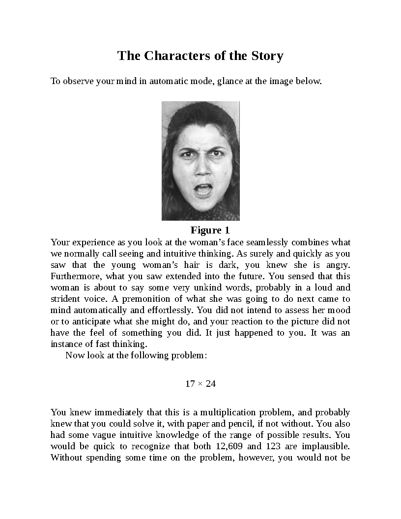 Ebook cover of "Thinking, Fast and Slow" by Daniel Kahneman, published by Fireflies, showing the title on a white background.